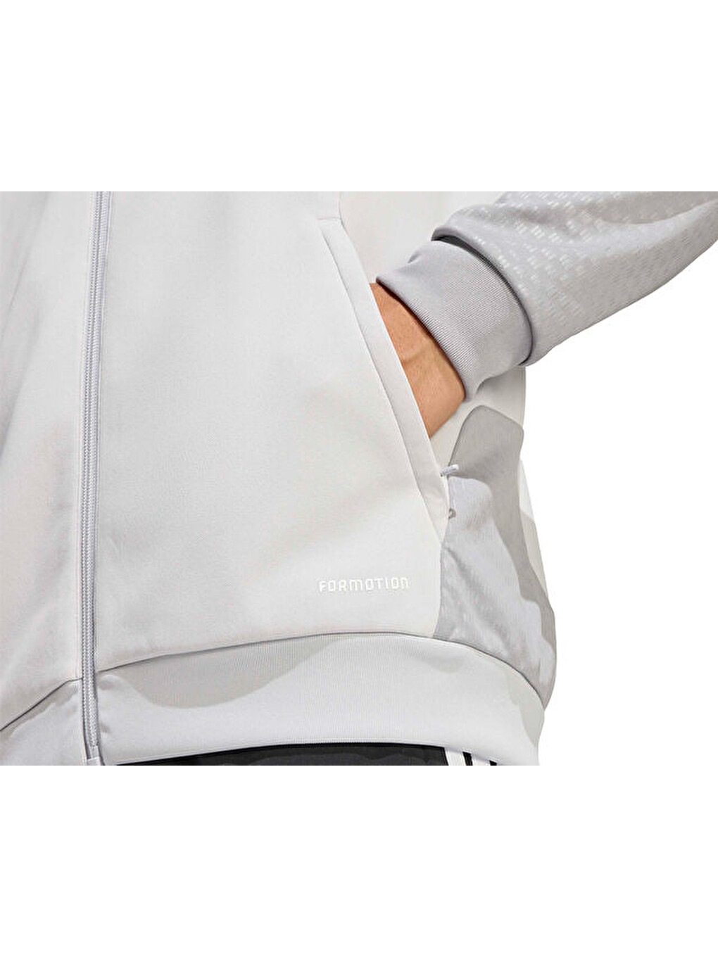 Tiro26c Tr Jkt Erkek Futbol Kamp Fermuarlı Sweatshirt Ka7677 Beyaz-6