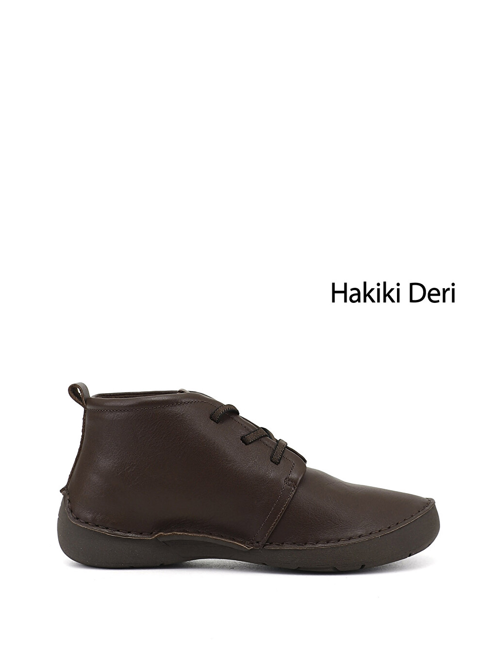 Kahverengi Kadın KAHVERENGİ Bağcıklı Hakiki Deri Comfort Bot