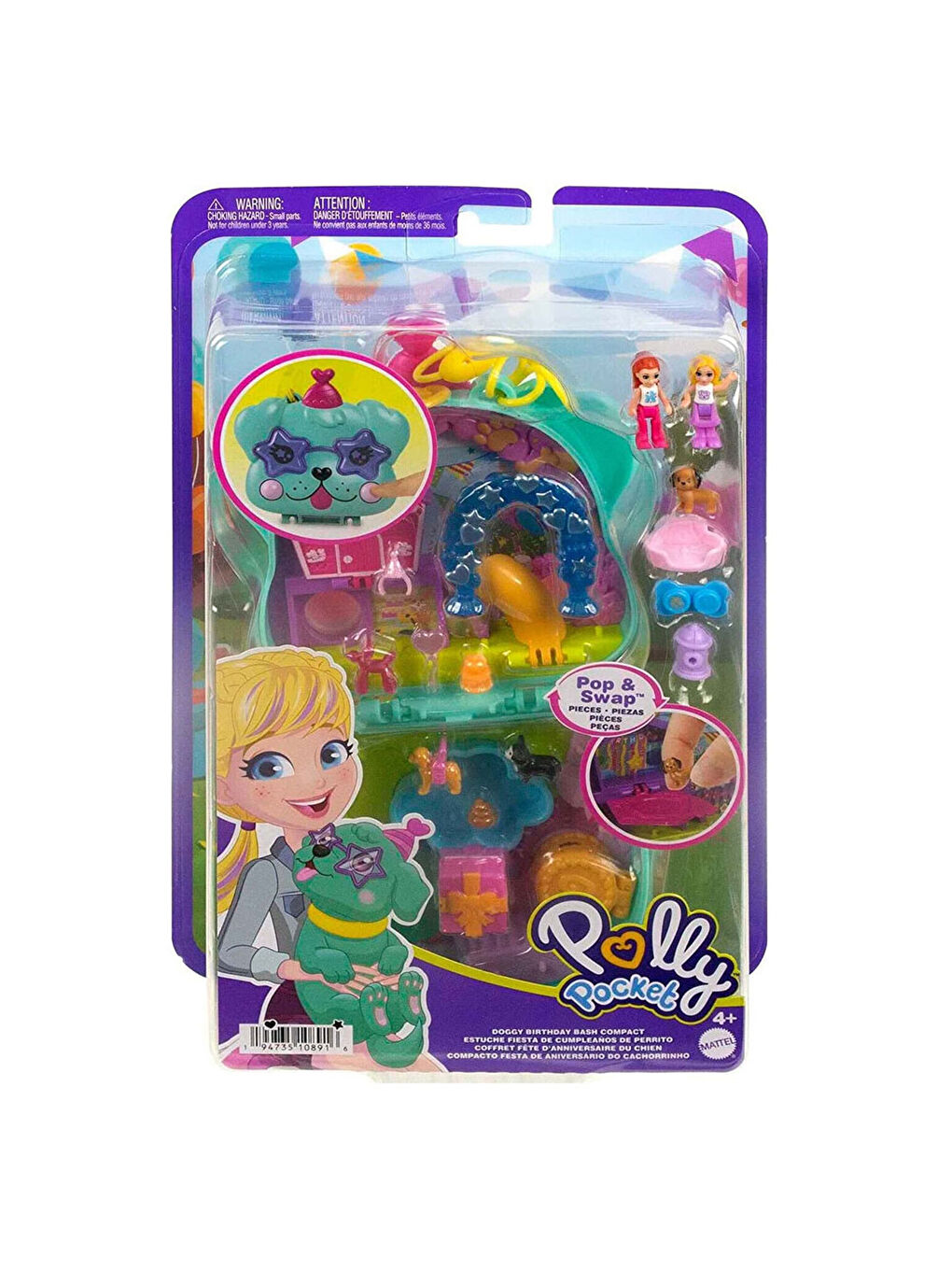 Polly Pocket Renksiz Polly Pocket ve Maceraları Micro Oyun Setleri FRY35-HKV30 - 4