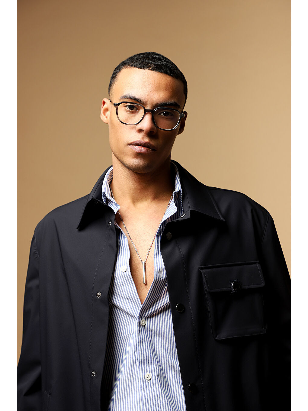 Lacivert Spor Mevsimlik Mont-1