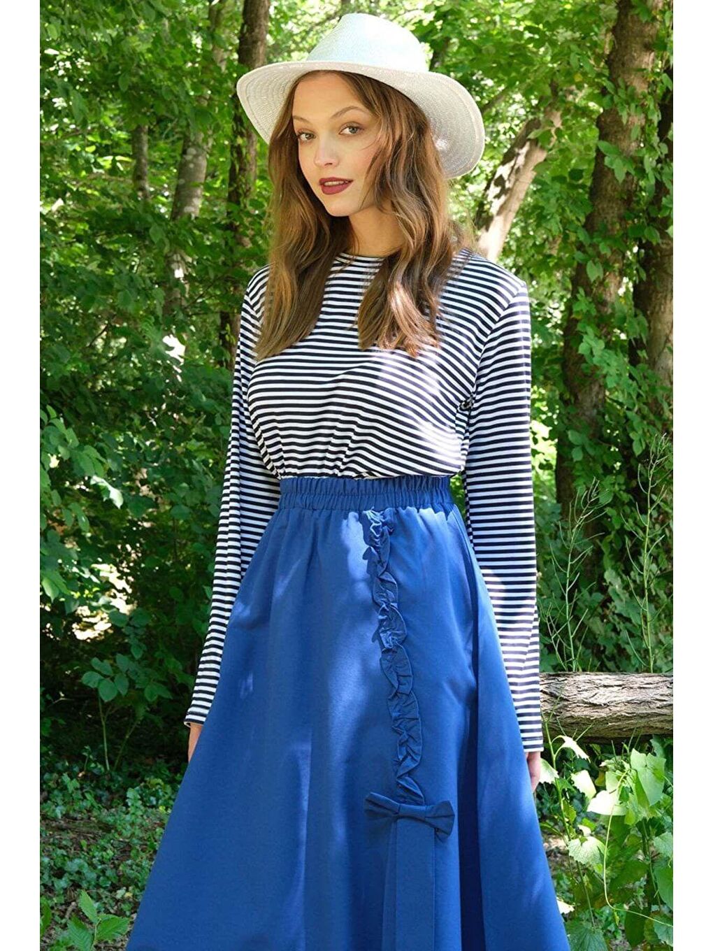 Lacivert Çizgili Sweat-1