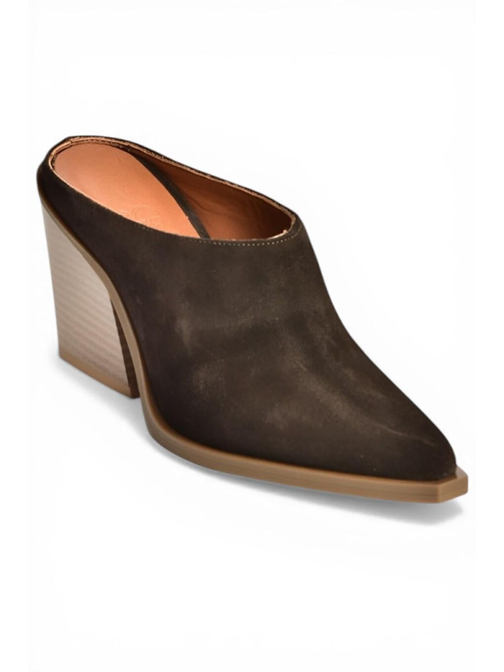 Kahverengi Kadın Topuklu Terlik U654806102-4