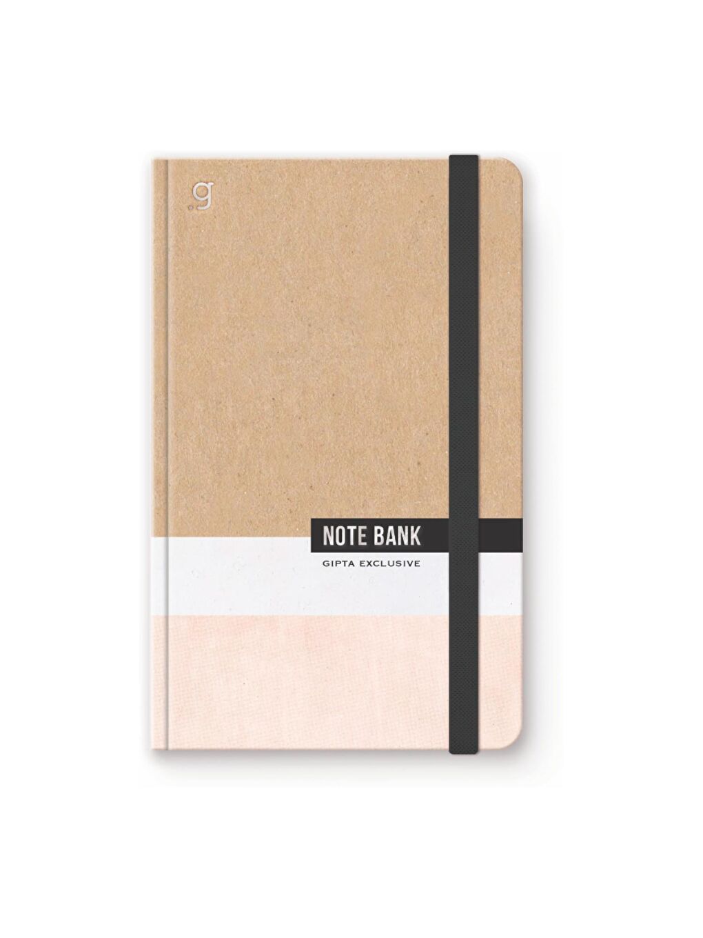 Note Bank Sert Kapak Dikişli Lastikli 13x21 96 Yaprak Not Defteri Çizgili (7351)-1