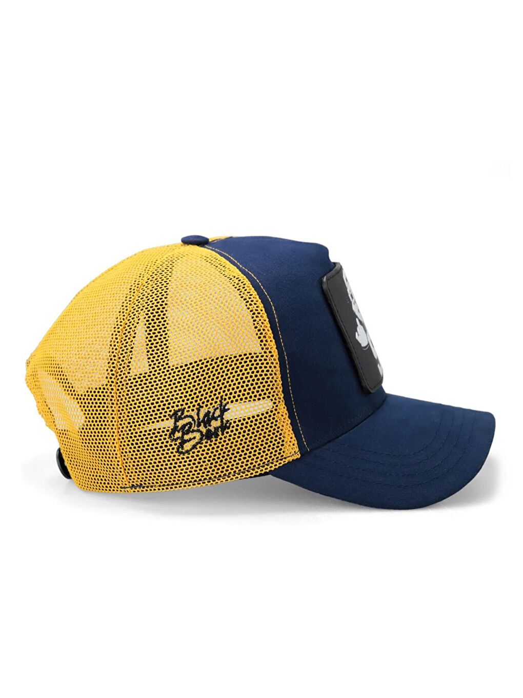 V1 Trucker Duckside - 1 Kod Logolu Unisex Lacivert-Sarı Şapka (Cap)-2