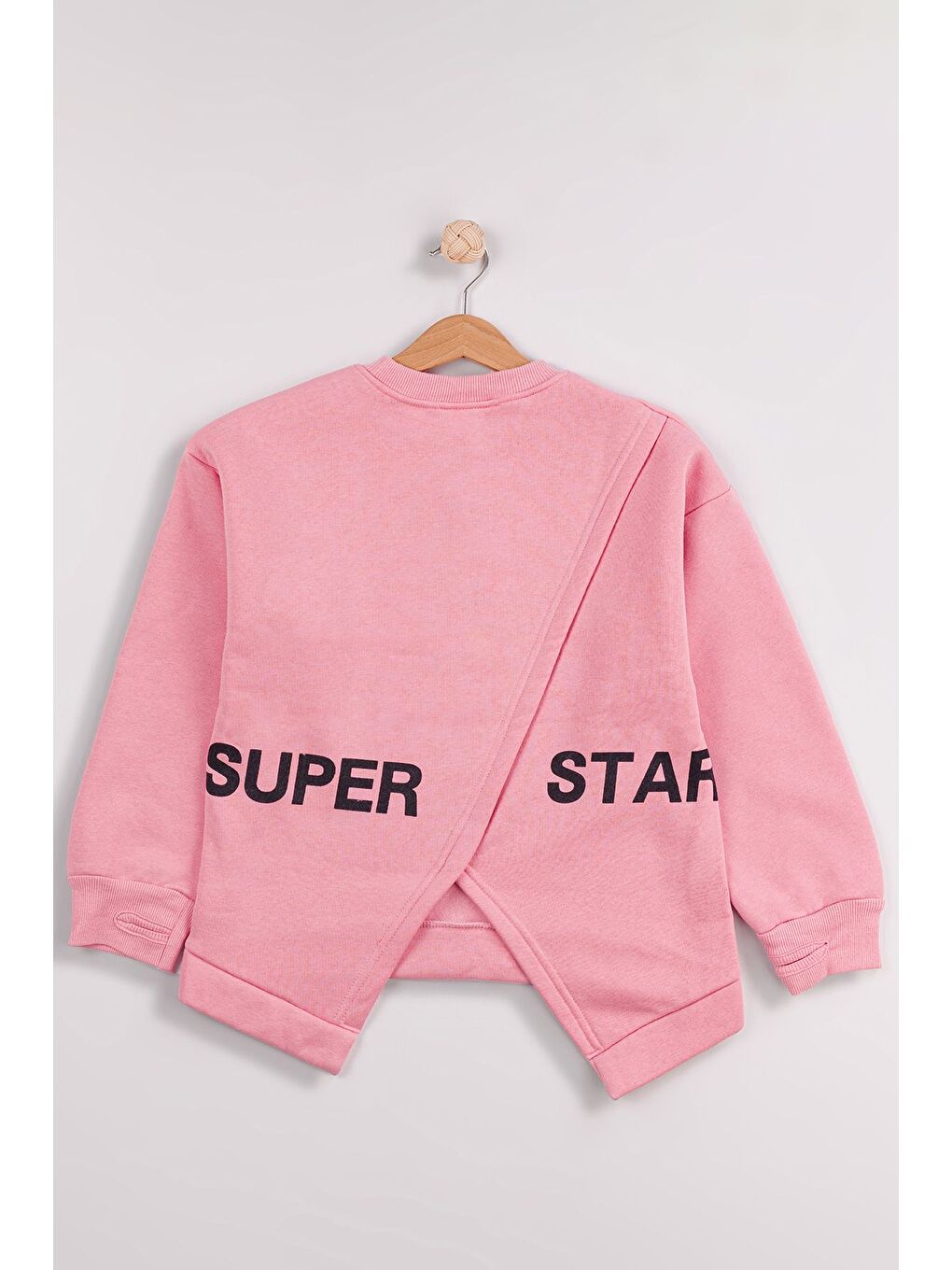 MİSSTUFFY Sarı Kız Çocuk Orta Kalınlıkta Baskılı 2'li Paket Sweatshirt - 5