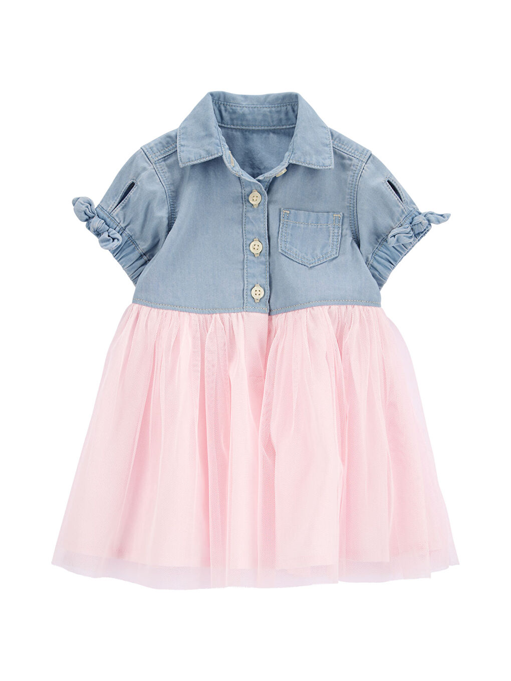 Kız Bebek Mavi Elbise