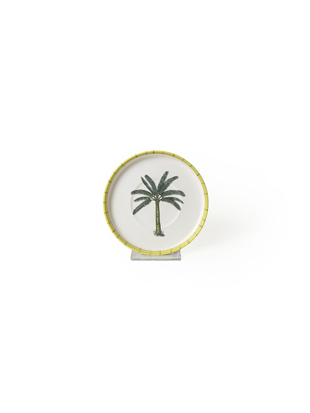 Karışık Palmiye Stackable Çay Takımı 12 Parça 6 Kişilik-6