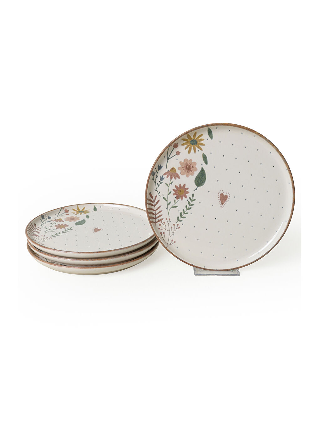 Karışık Soft Bloom Nordic Pasta Tabağı 22 Cm 4 Adet-5