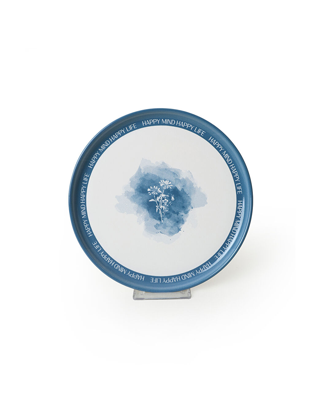 Karışık Flowers Mottolu Nordic Pasta Tabağı 22 Cm 4 Adet-4