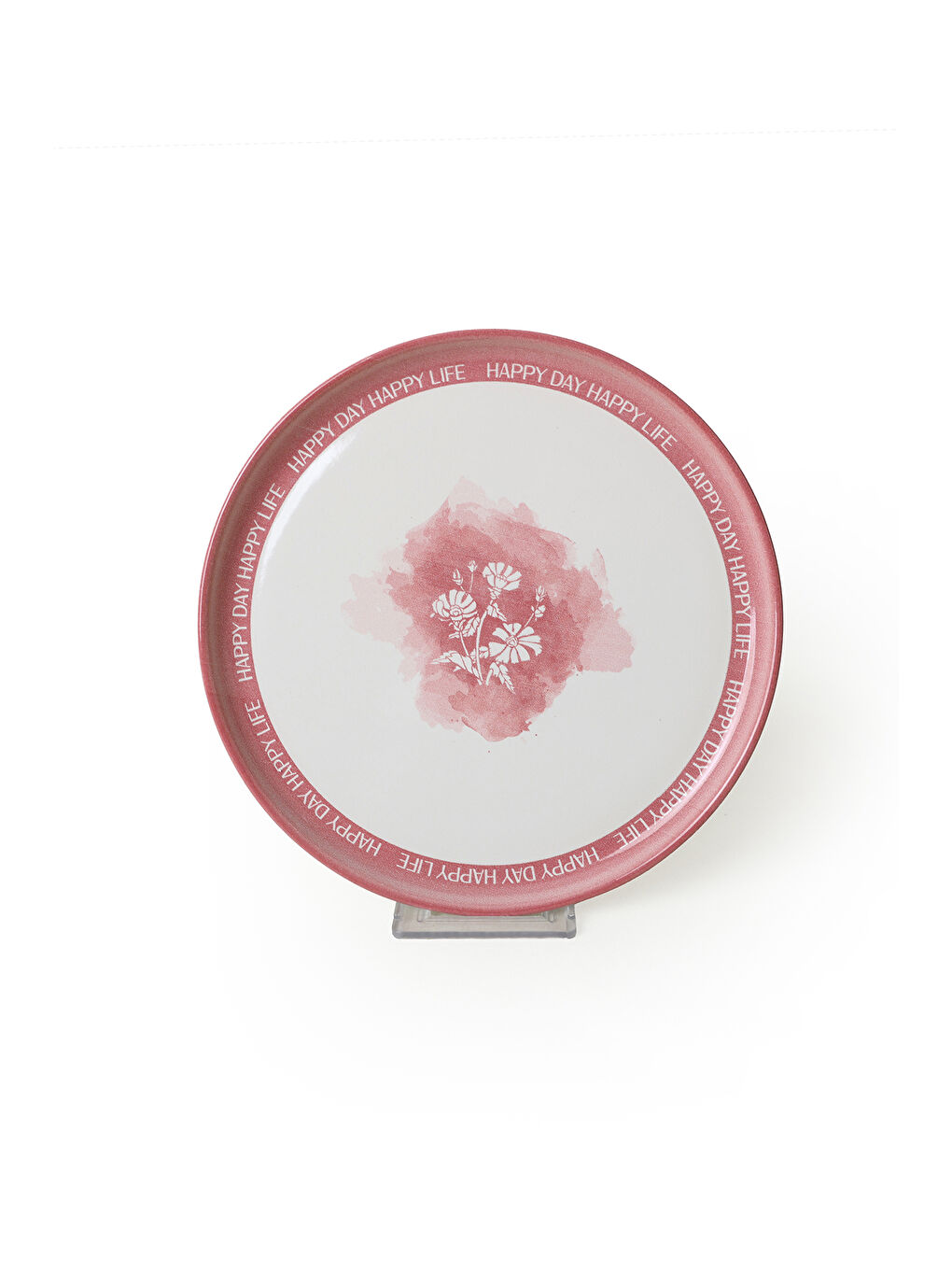 Karışık Flowers Mottolu Nordic Pasta Tabağı 22 Cm 4 Adet-5