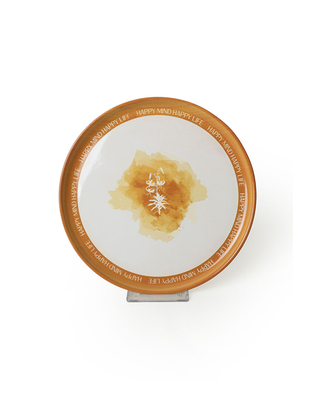 Karışık Flowers Mottolu Nordic Pasta Tabağı 22 Cm 4 Adet-7