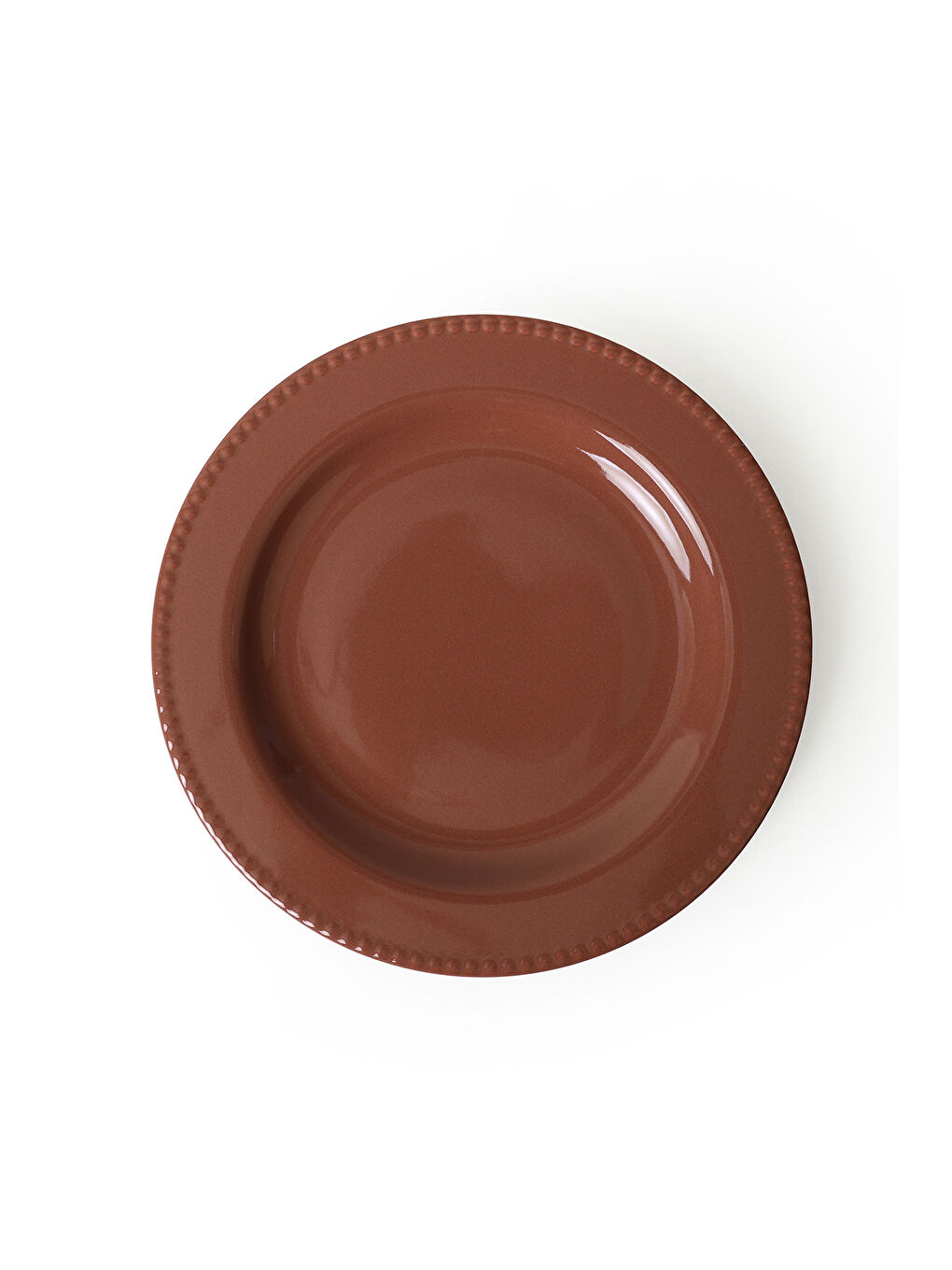 Kahverengi Bella Servis Tabağı 27 Cm 6 Adet-6