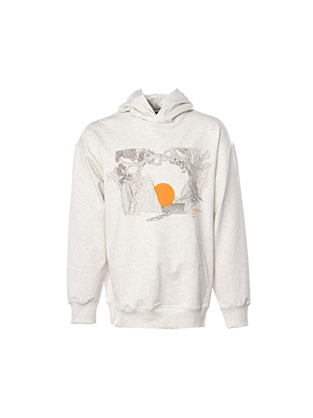 Ekru Hmlelroy Hoodie Erkek Günlük Sweatshirt 921847-2006 Krem-1
