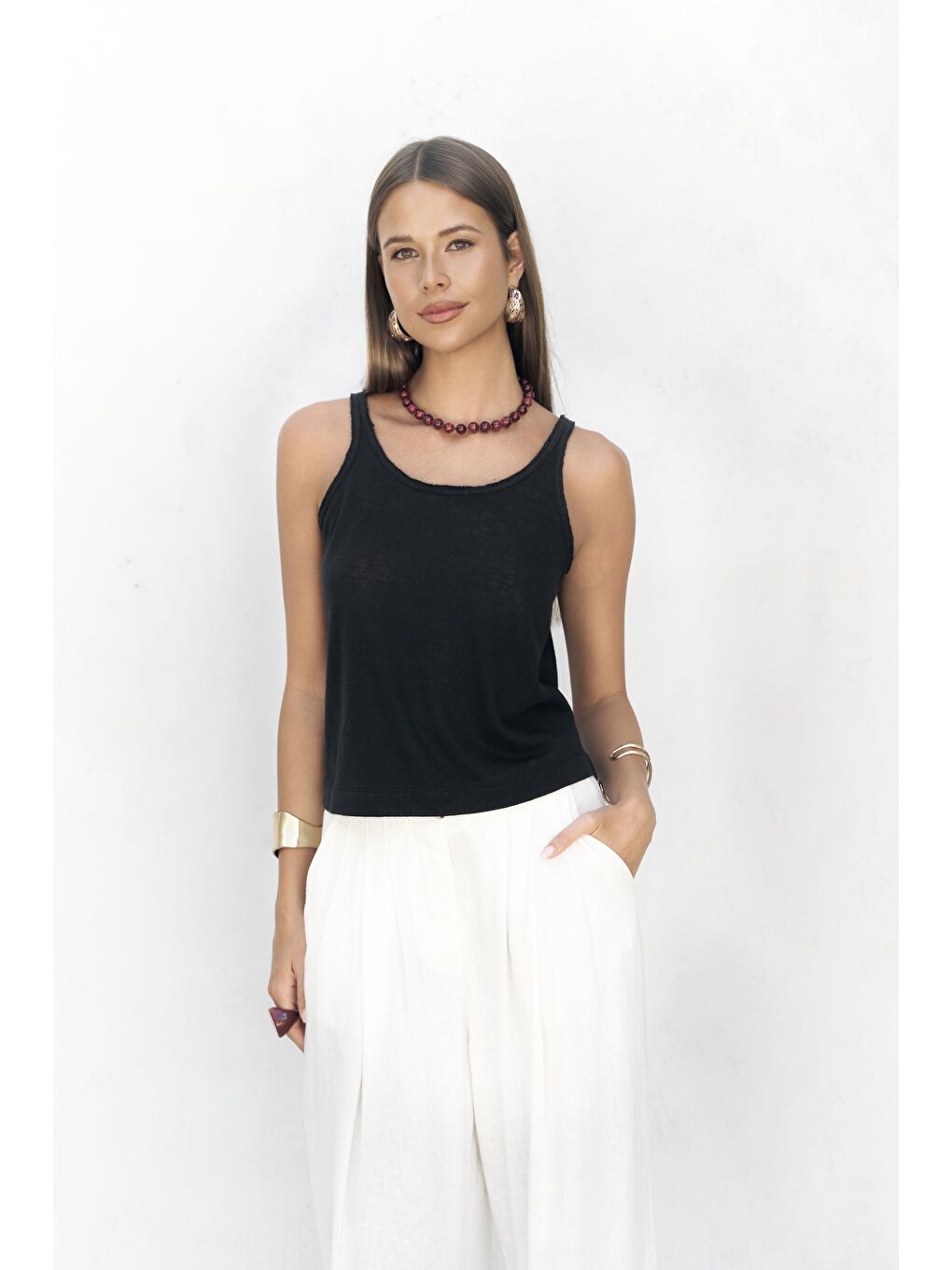 Salnor Basic Siyah Crop-2