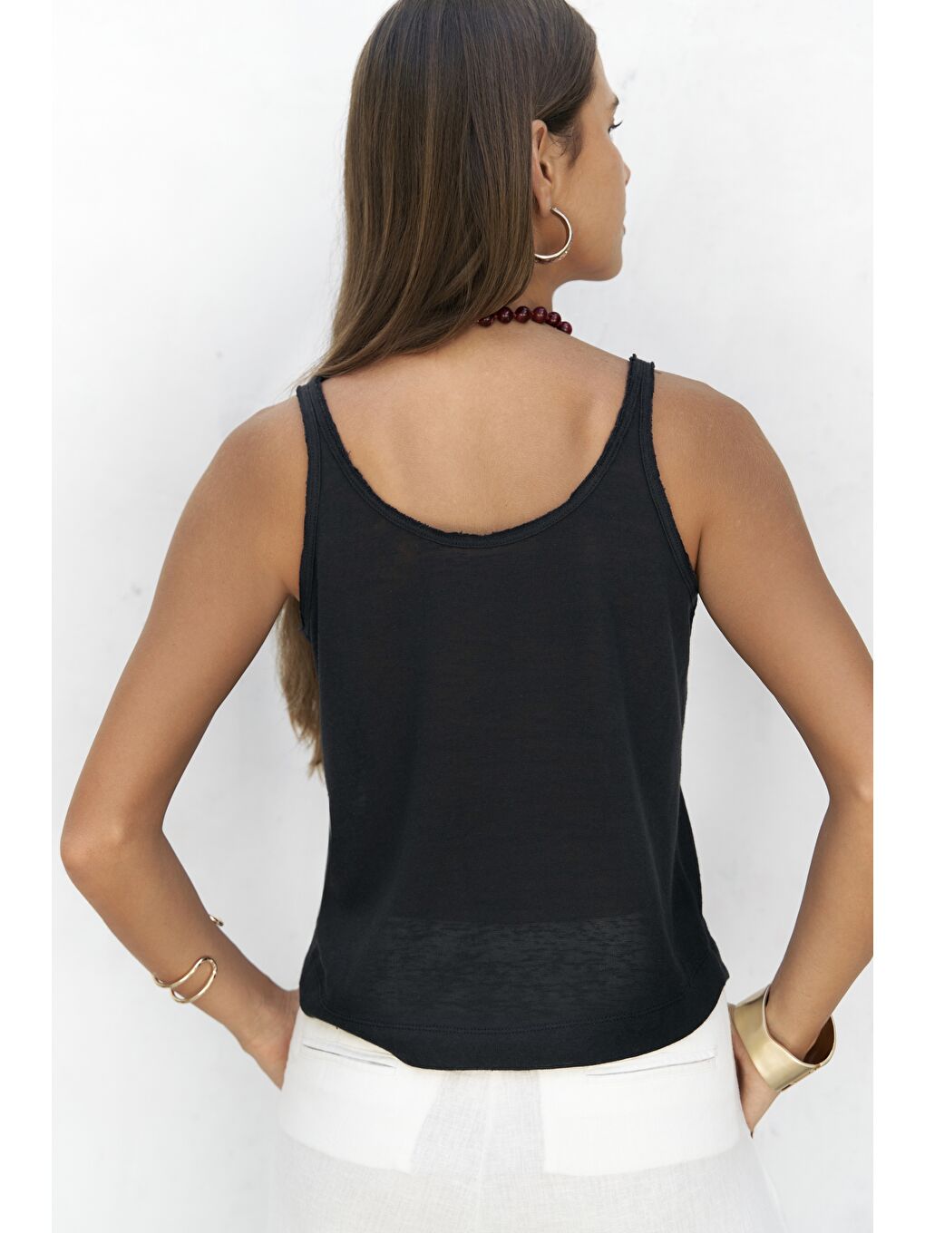 Salnor Basic Siyah Crop-4