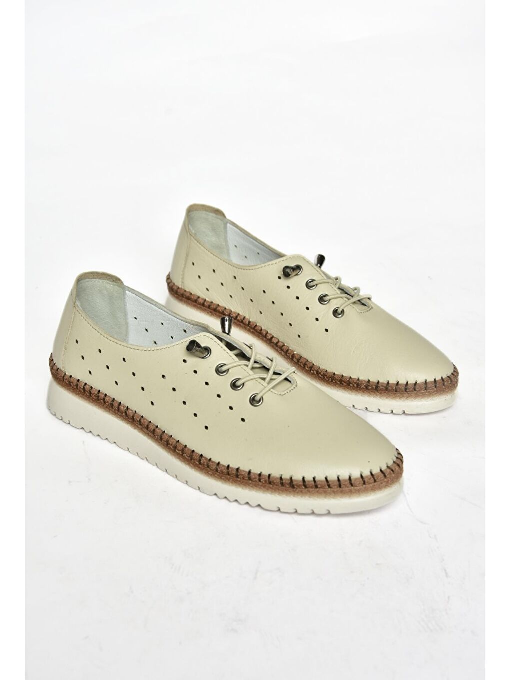 P5555081 Bej Kadın Ayakkabı-6