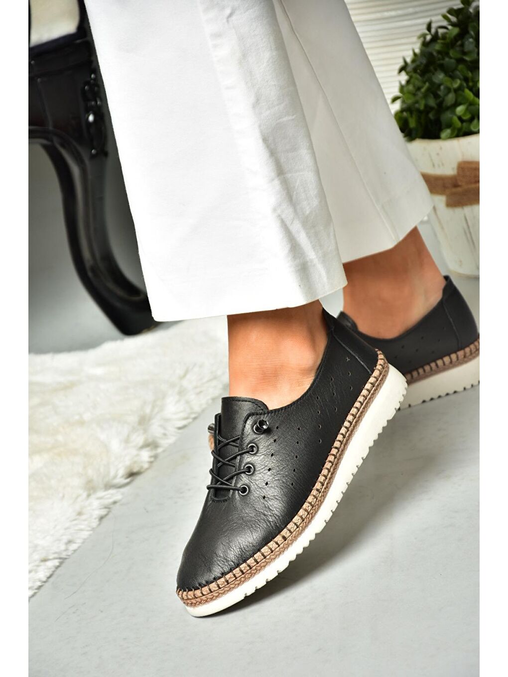 P5555081 Siyah Kadın Ayakkabı-3