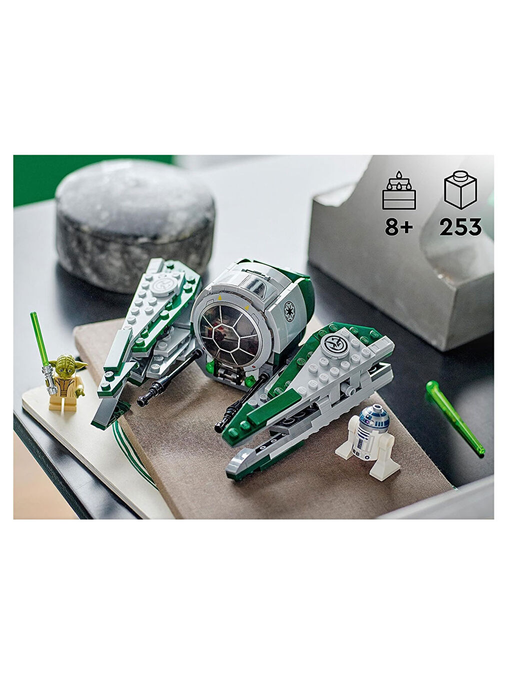 Lego Renksiz Star Wars Yodanın Jedi Starfighterı 75360 - 6