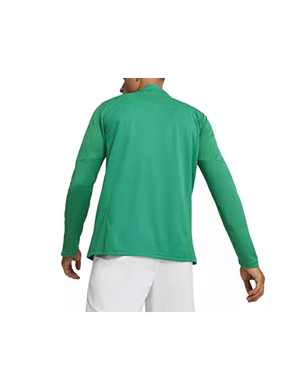 Teamfinal Training 1/4 Zip Erkek Futbol Antrenman Uzun Kollu Tişört 65855105 Yeşil-3