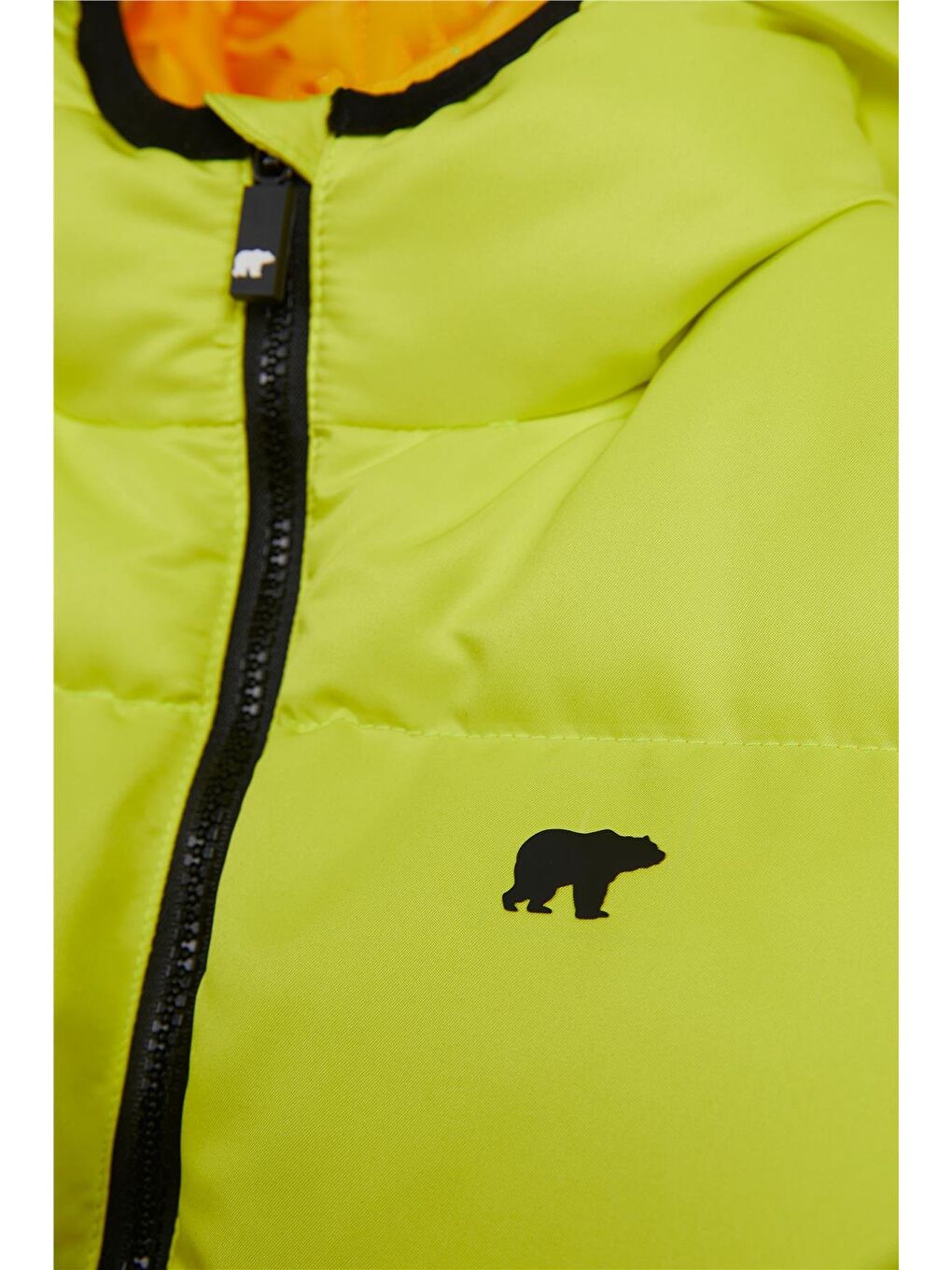 Bad Bear Limon Sarısı Cedric Yeşil Çocuk Puffer  Şişme Mont - 1