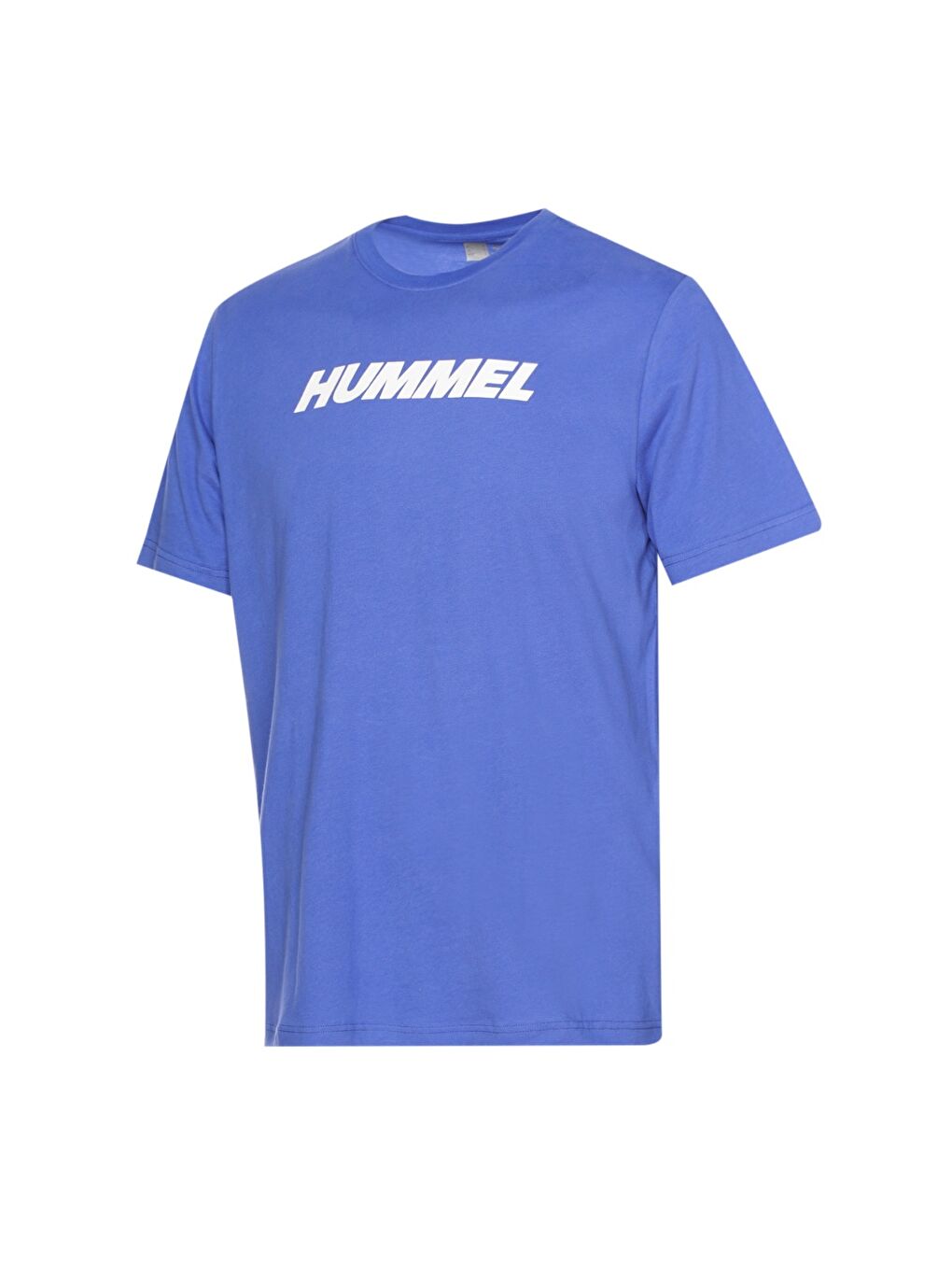 Elemental Logo Pamuk Erkek Mavi Yuvarlak Yaka Spor Tişört