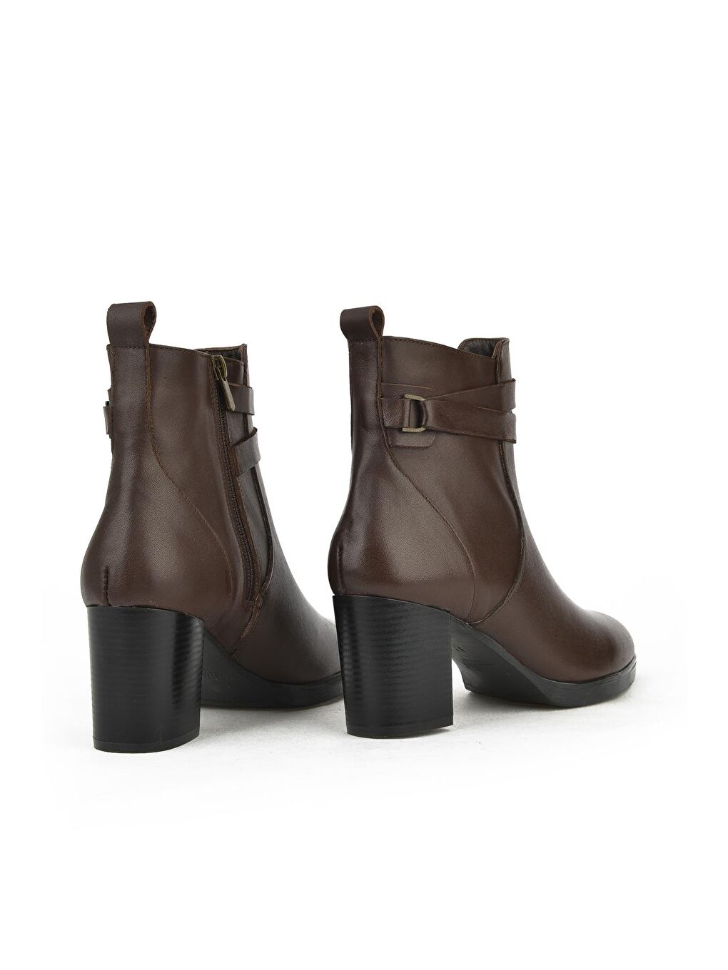 Kahverengi Kadın Hakiki Deri Bot 1331022Z7528 Kahve-2