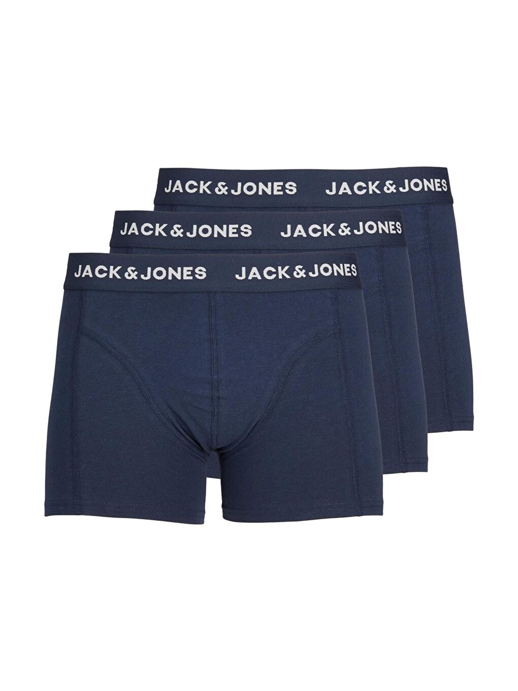 Jack & Jones Lacivert Jacanthony Streç Pamuklu 3 Pack Erkek Boxer 12171946