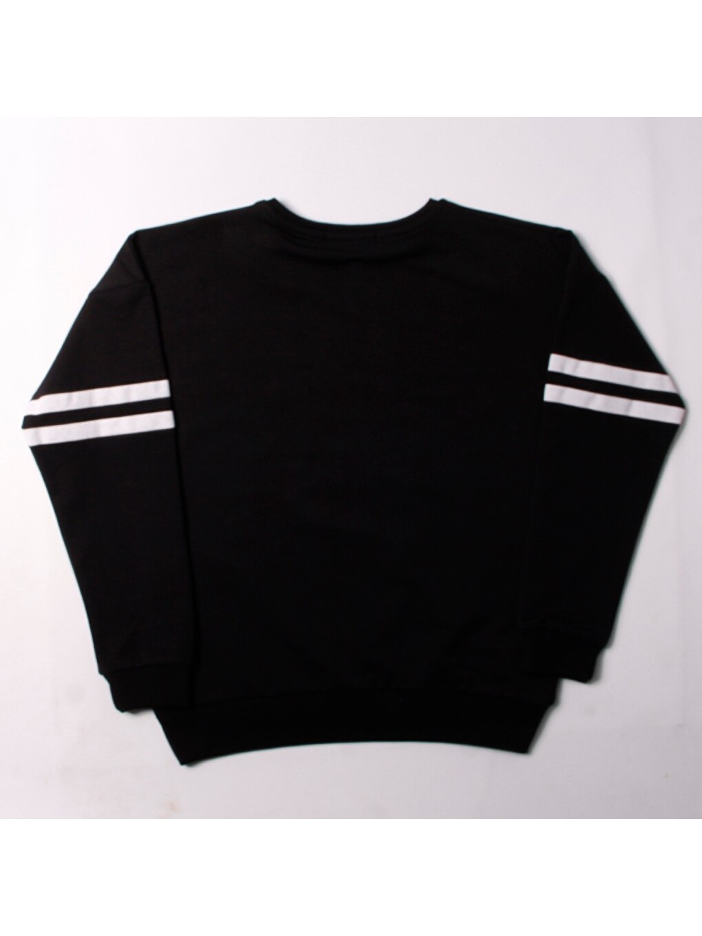 Siyah Kız Çocuk Sweatshirt Super Girls Baskı Ve Taş-1