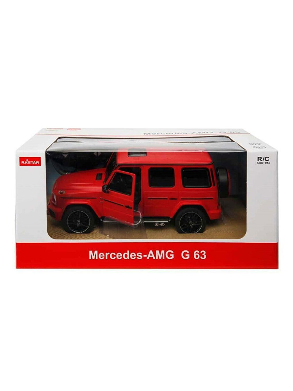 Rastar Renksiz 1:14 Mercedes Benz G63 AMG Işıklı Uzaktan Kumandalı Araba S01095700 - 1