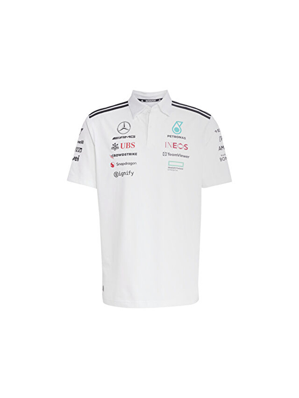 Mer Tm Polo Wm Erkek Antrenman Polo Tişört Jw0586 Beyaz-6