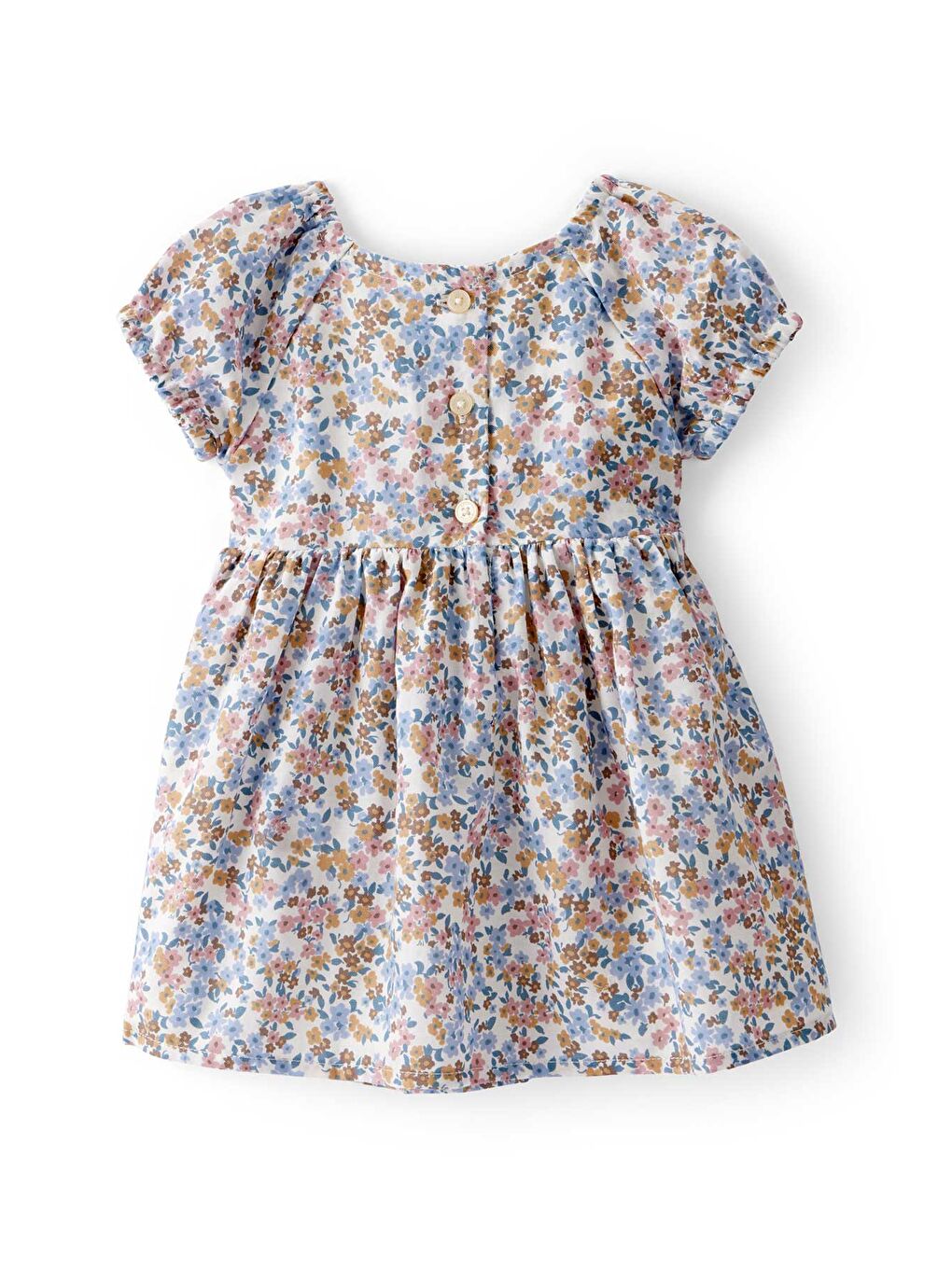 Kız Bebek Ekru Elbise-1