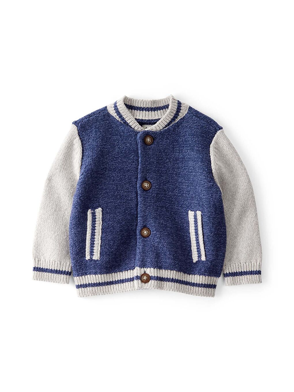 Erkek Bebek Lacivert Kazak