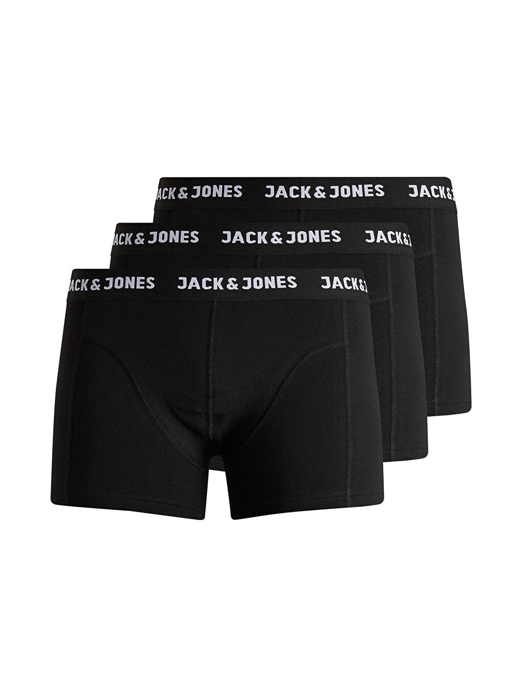 Jack & Jones Siyah Jacanthony Streç Pamuklu 3 Pack Erkek Boxer 12171944