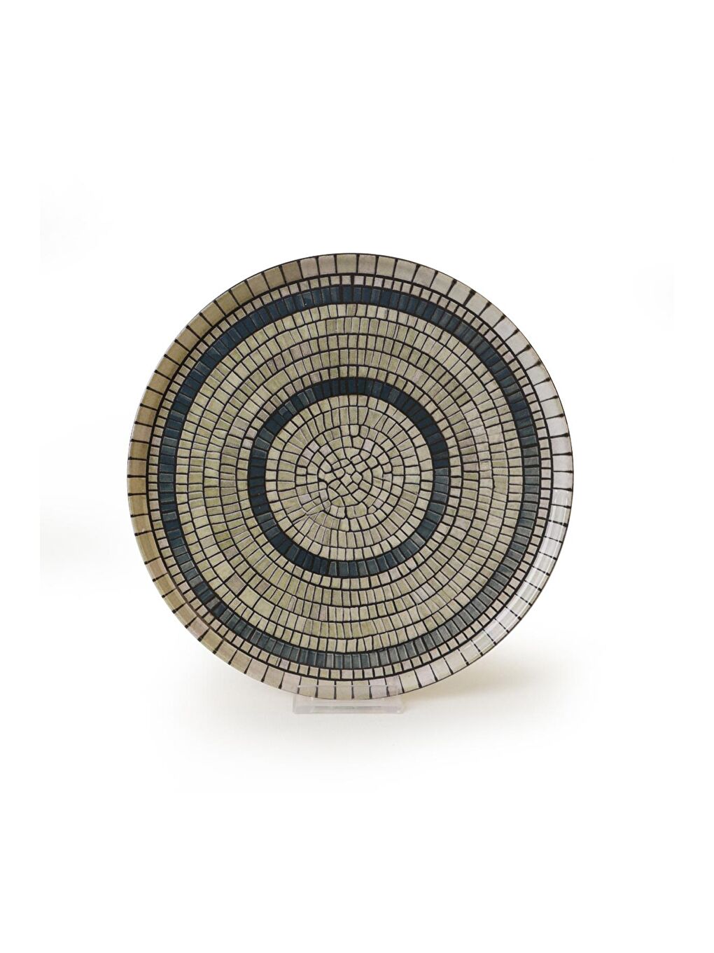 Keramika Karışık Mosaic Marvels Servis Tabağı 28 Cm 6 Adet - 5