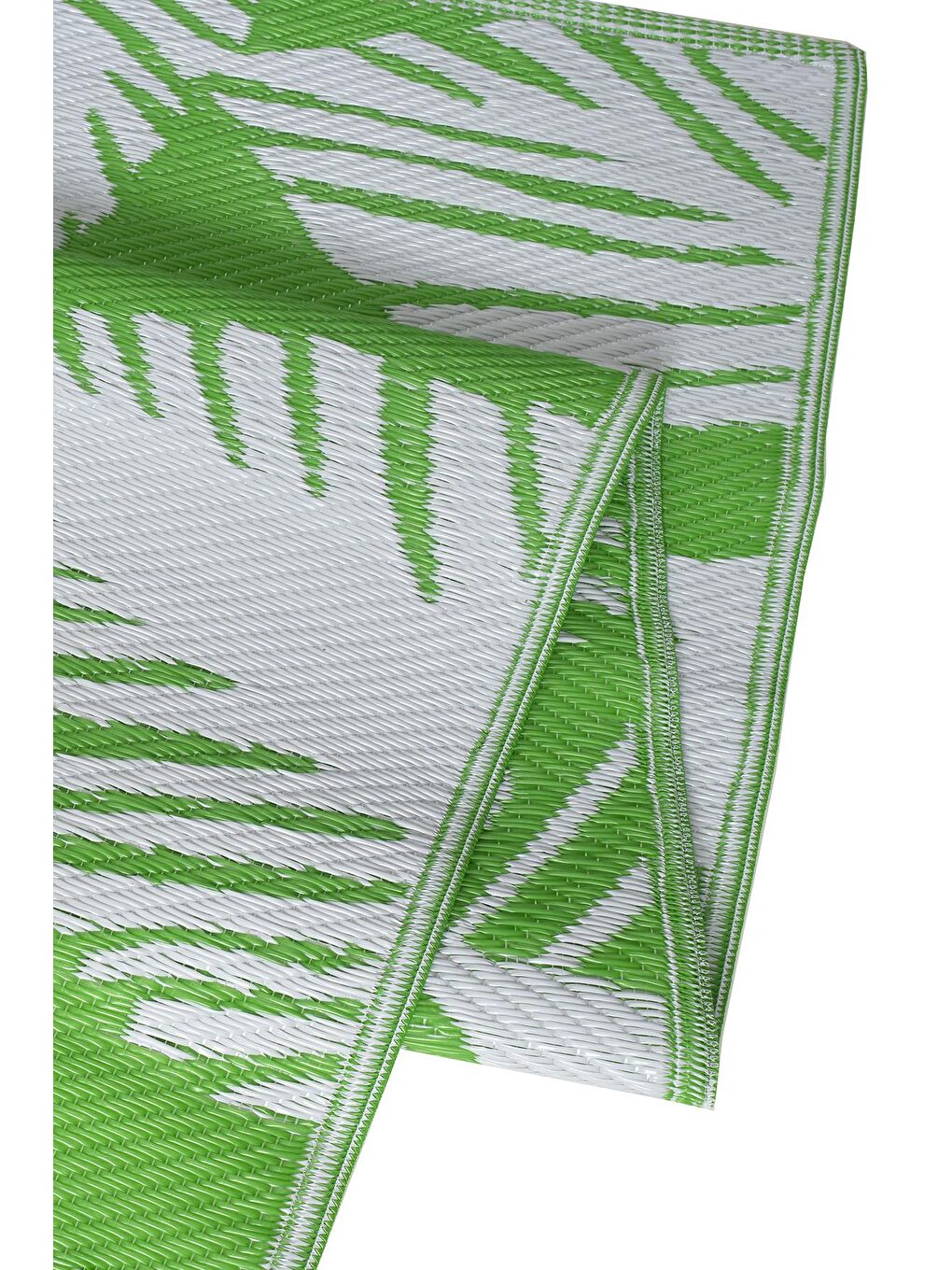 Yeşil Savana 8803 Plaj Kamp Piknik Bahçe Halısı Balkon Teras Hasır Mat Savan Halı-90x180-3