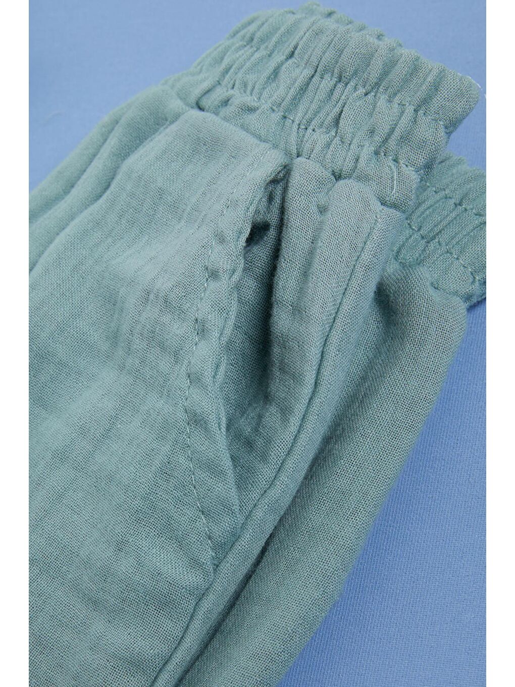 Yeşil Kapüşonlu Erkek Çocuk Yazlık  Takım-3