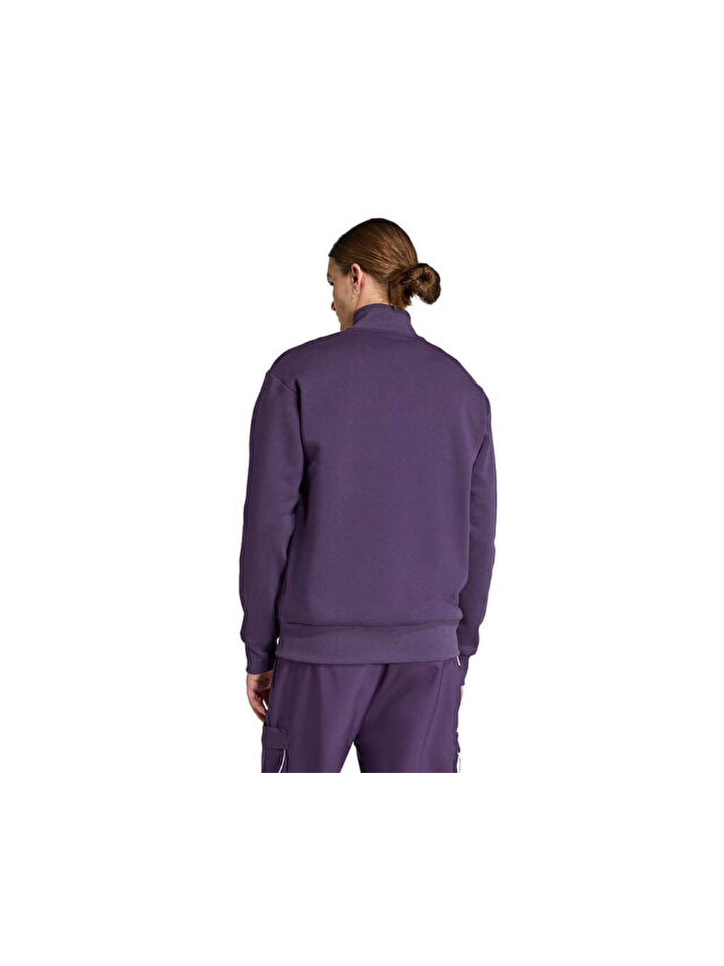 Mer Pw Flctop M Erkek Günlük Sweatshirt Jx8815 Mor-1