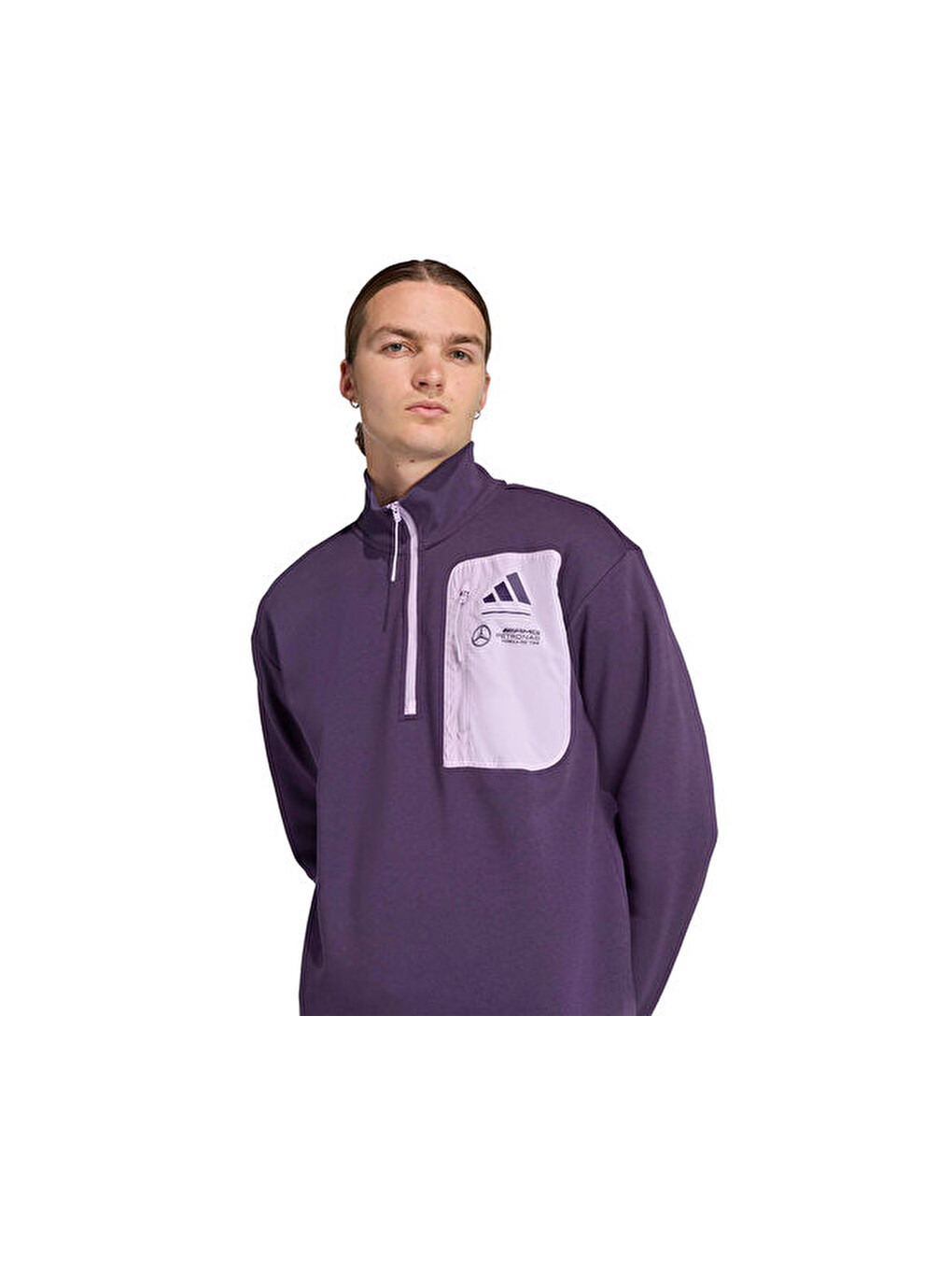 Mer Pw Flctop M Erkek Günlük Sweatshirt Jx8815 Mor-4
