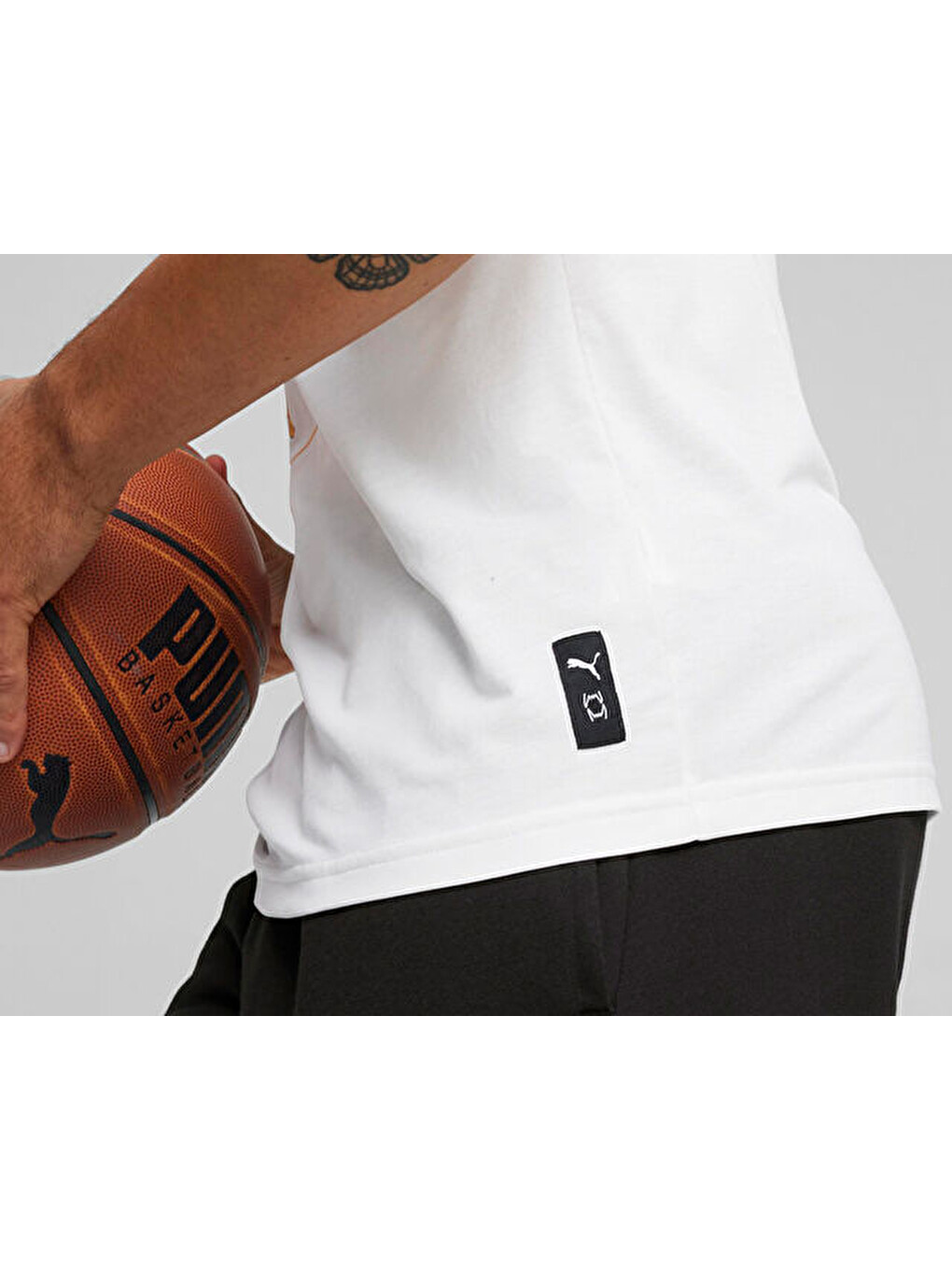 Swished Tee Erkek Basketbol Tişörtü 62480103 Beyaz-4