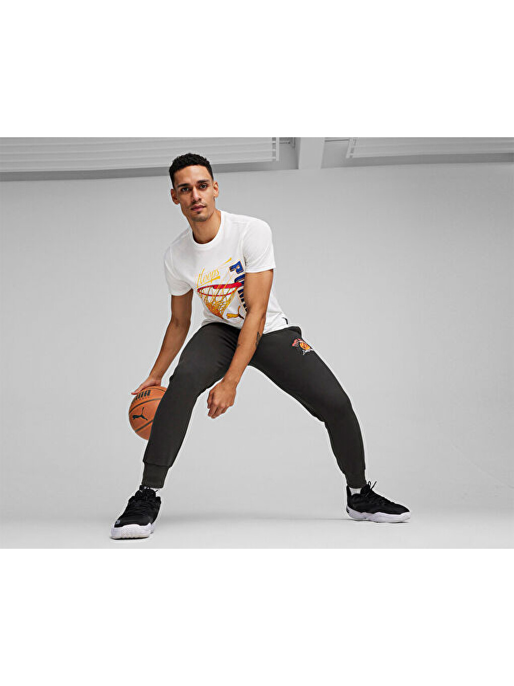 Swished Tee Erkek Basketbol Tişörtü 62480103 Beyaz-6