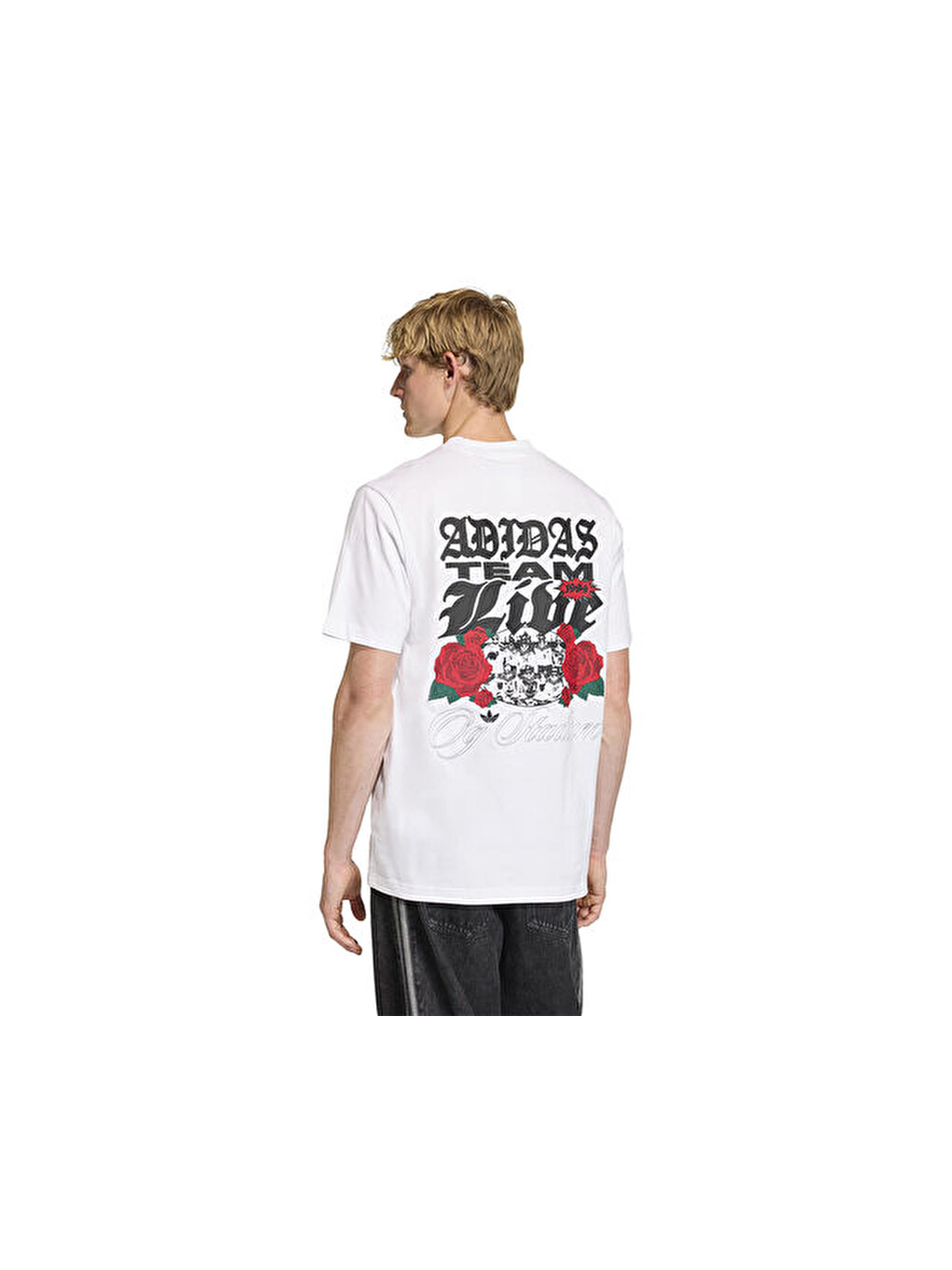 Gfx T Erkek Günlük Tişört Kd0481 Beyaz-1