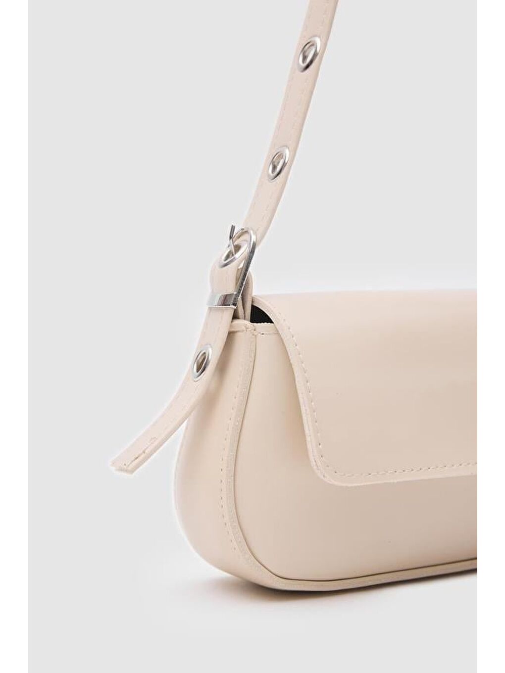 Ekru Mirage Baget Çanta Krem-2