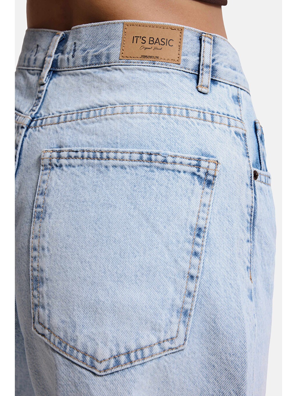 Mavi Kadın Ice 4s6-3 Midi Boy %100 Pamuk Relax Fit Denim Şort-3