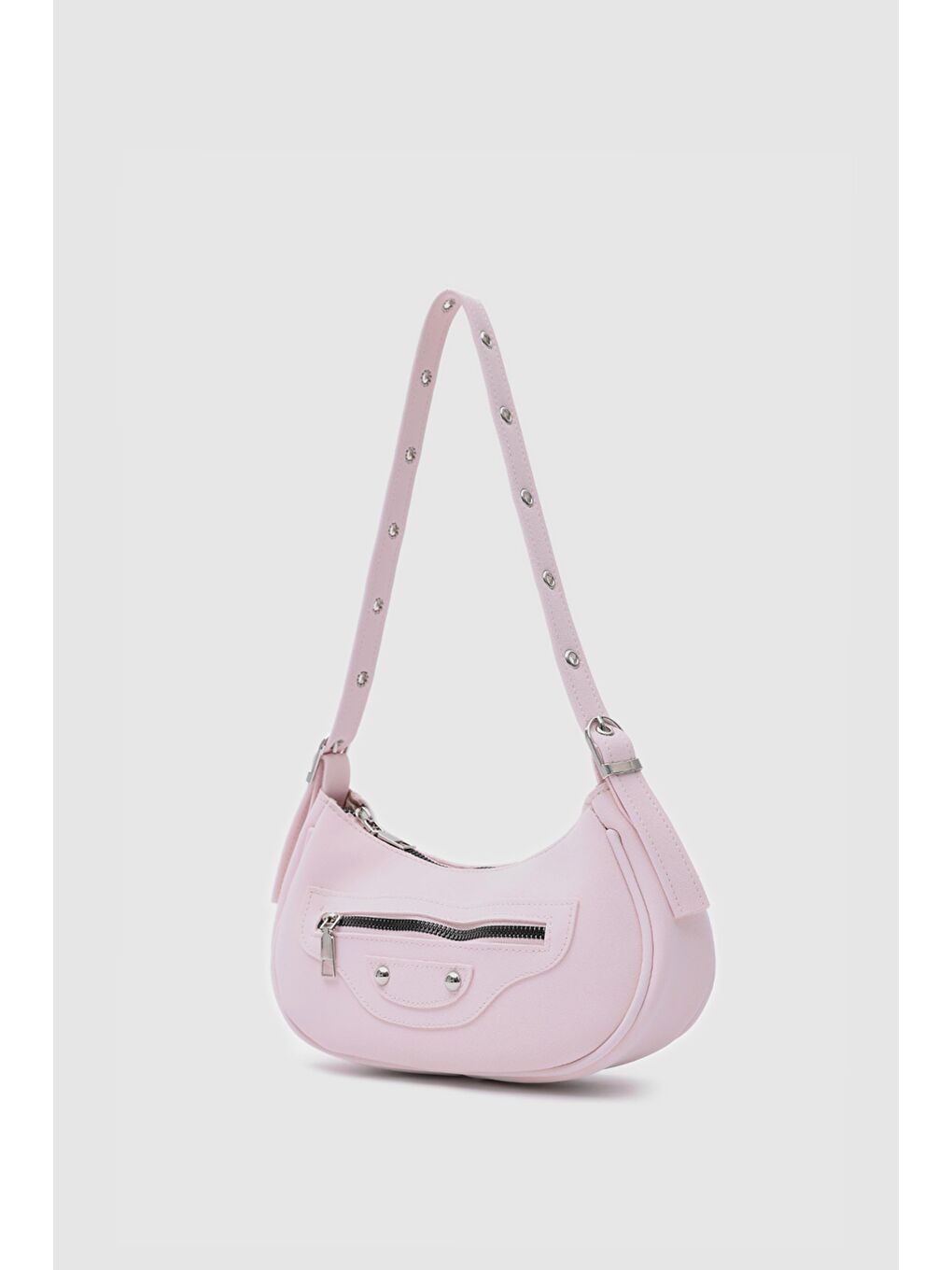 Sandy 90'S Retro Baget Çanta Sakura Pembe-1