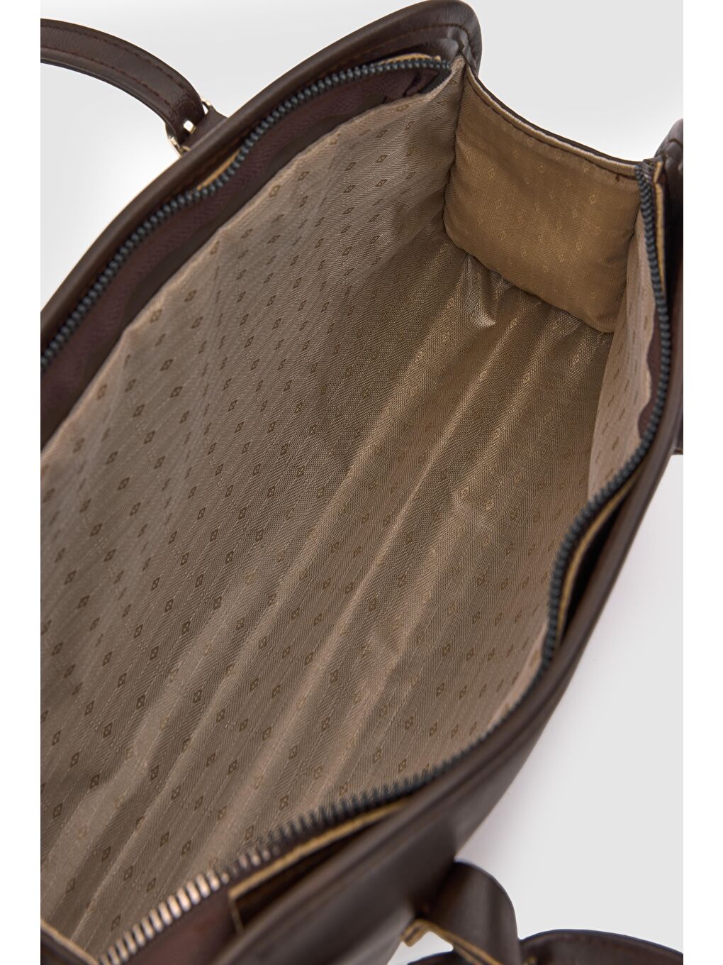 Kahverengi Vanity Baget Çanta Acı Kahve-3