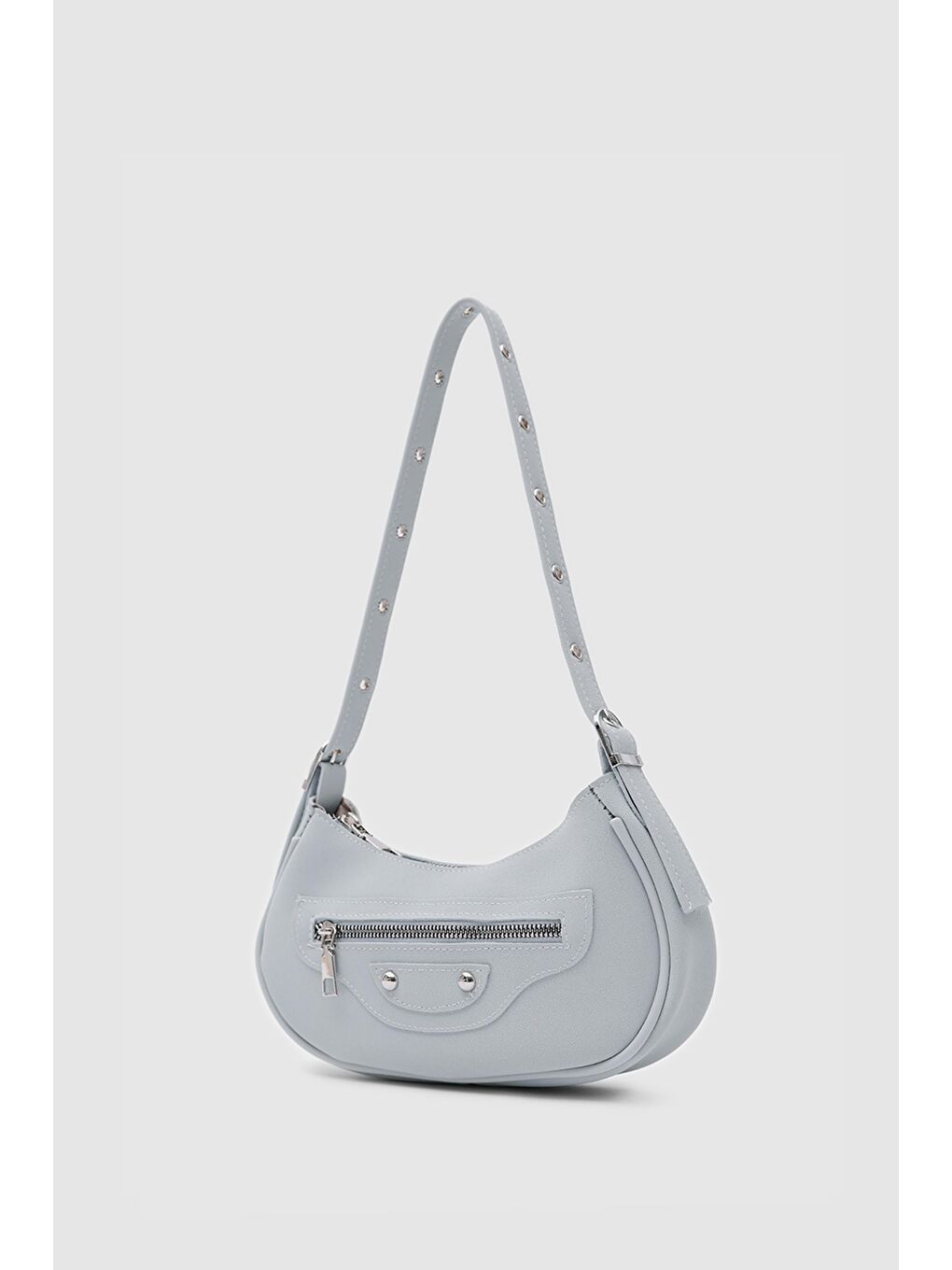 Sandy 90'S Retro Baget Çanta Bebe  Mavi-1