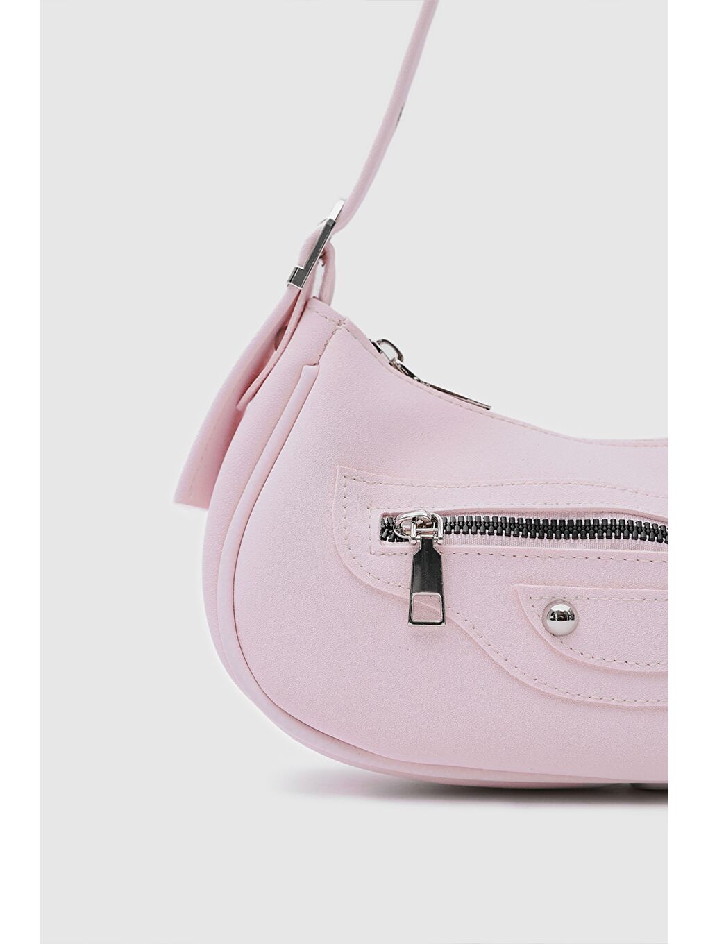 Sandy 90'S Retro Baget Çanta Sakura Pembe-3