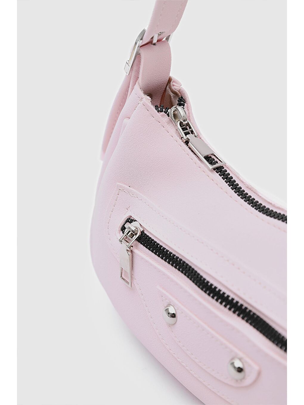 Sandy 90'S Retro Baget Çanta Sakura Pembe-4