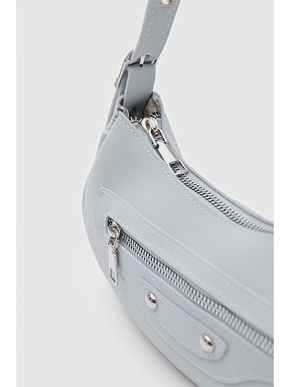 Sandy 90'S Retro Baget Çanta Bebe  Mavi-3