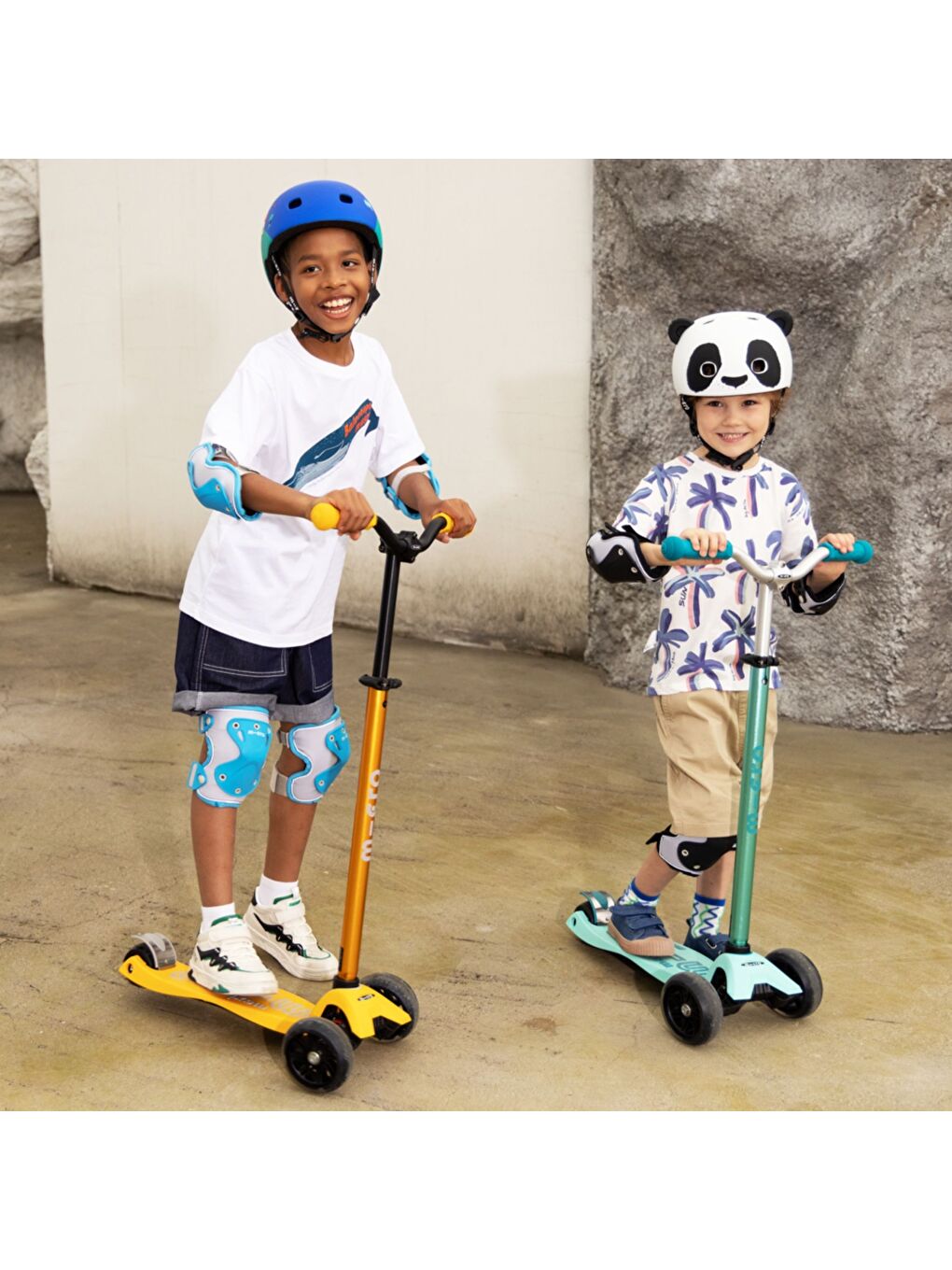 Maxi Deluxe Pro LED 3 Tekerli Işıklı Çocuk Scooter Purple Pink-3